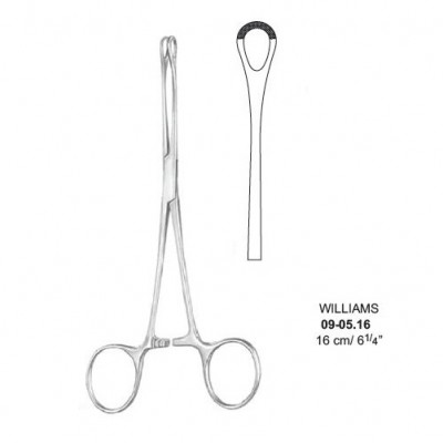 WILLIAMS tissue holding forceps